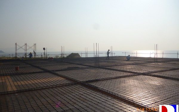 Duracons hoàn thành đổ bê tông sàn tầng 2 Nhà Hàng Biển – Dự án Khu Nghỉ Mát Tâm Hương